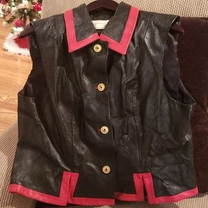 Margaret Godtrey leather vest